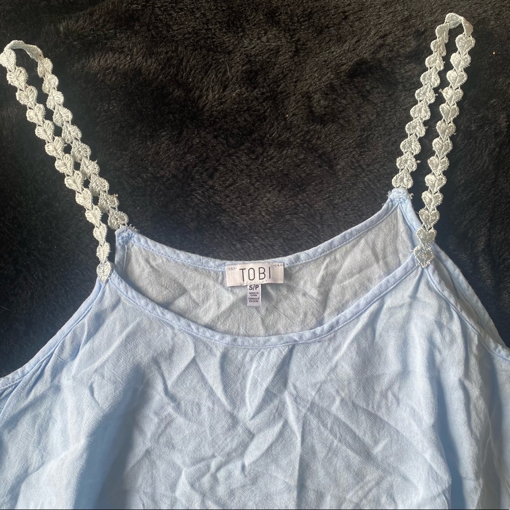 Blue tank top